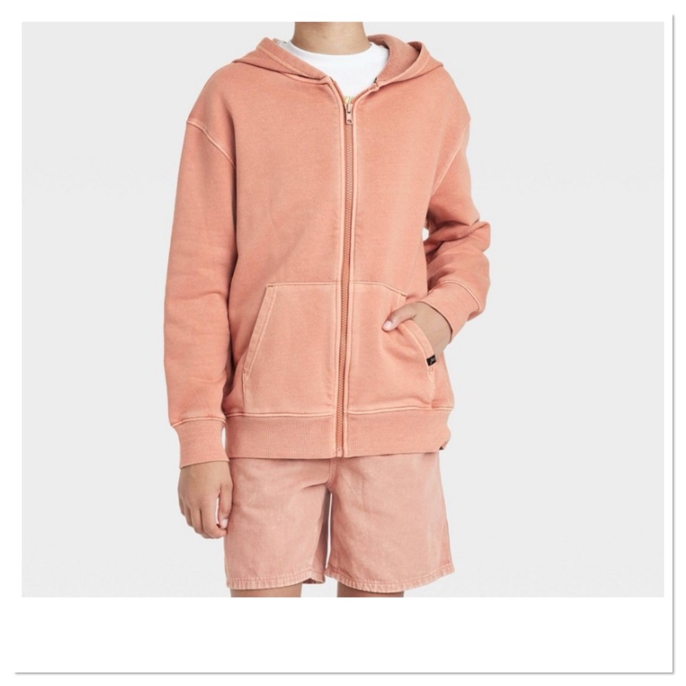 Boy’s Zip Up Hooded Sweatshirt Art class
